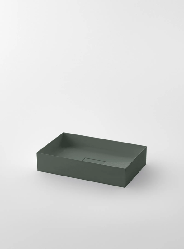 FALPER QUATTRO.ZERO LAVABO IN CRISTALPLANT