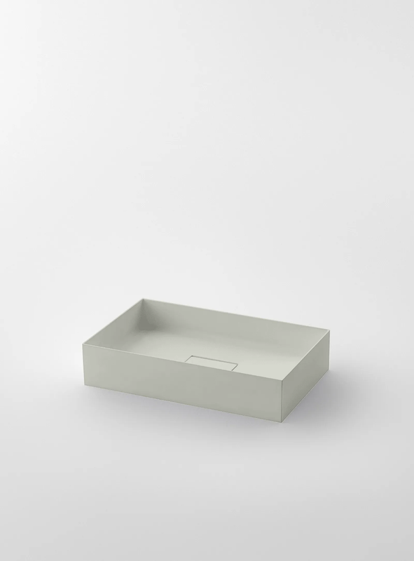 FALPER QUATTRO.ZERO LAVABO IN CRISTALPLANT