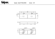 FALPER QUATTRO.ZERO WASHBASIN