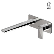 NEWFORM DELTA GRUPPO MISCELATORE MONOCOMANDO A PARETE PER LAVABO BOCCA LUNGA L. 257 mm