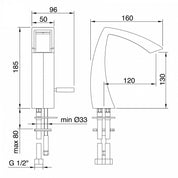 TREEMME ARCHÉ SINGLE LEVER BASIN MIXER 130