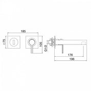 TREEMME TIME-TIME OUT MISCELATORE MONOCOMANDO LAVABO A INCASSO 176