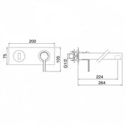 TREEMME TIME- TIME OUT MISCELATORE MONOCOMANDO LAVABO A INCASSO 224