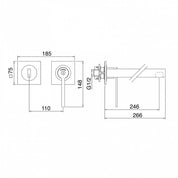 TREEMME TIME - TIME OUT BUILT-IN BASIN MIXER 246