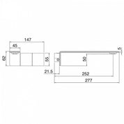 TREEMME 5MM GRUPPO LAVABO A MURO 252