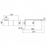 TREEMME 5MM GRUPPO LAVABO A MURO 192