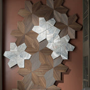 FOGLIE D'ORO BOISERIE MODULARI 3D RELEVO AZALEA 3D E AZALEA 3D ART