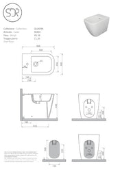 SDR QUADRA BIDET A TERRA