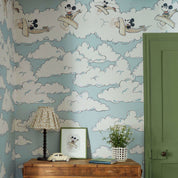 bonanno-negozio-shop-sanitari-rubinetteria-wc-bidet-bagno-docce-vasche- RUBINETTO-BIDET -sanderson-CARTA-DA-PARATI-mickey-topolino